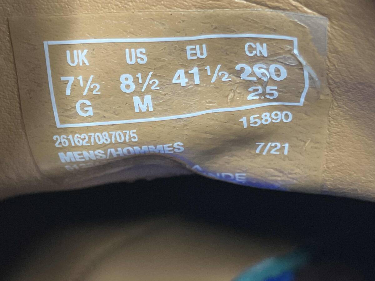 Clarks / クラークス 61384333 ブラック ワークブーツ 4ホール 外羽根 サイズ26.5cm_画像7