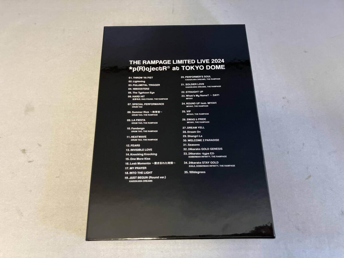 Blu-ray THE RAMPAGE LIMITED LIVE 2024 *p(R)ojectR at TOKYO DOME_画像2