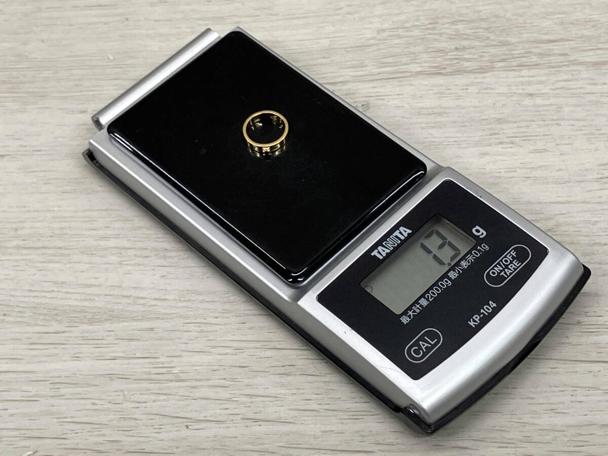 K18 トップ 1.3g ベビーリングモチーフ 店舗受取可_画像5