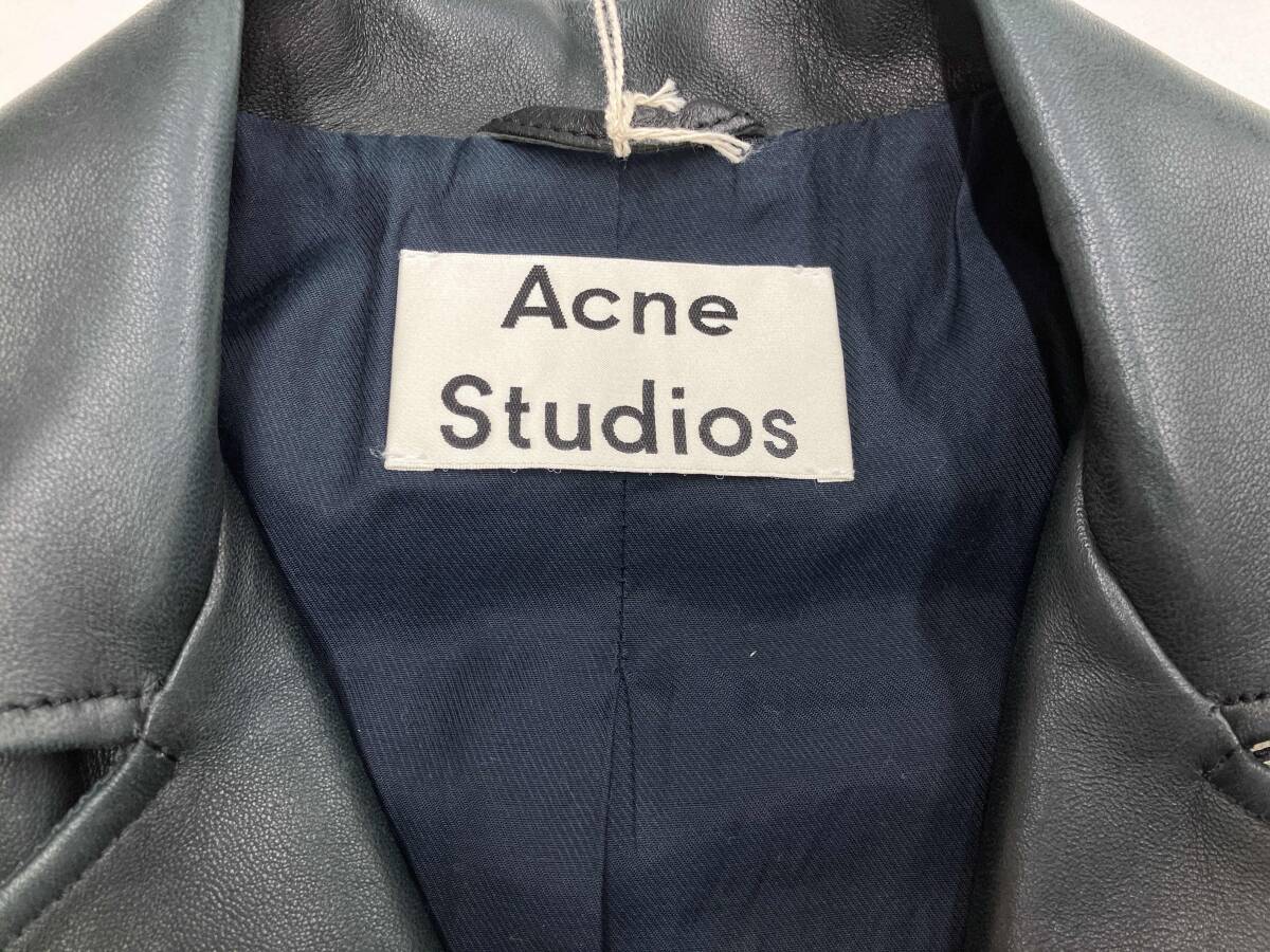 Acne Studios シングルライダース　サイズSメンズブラック_画像9