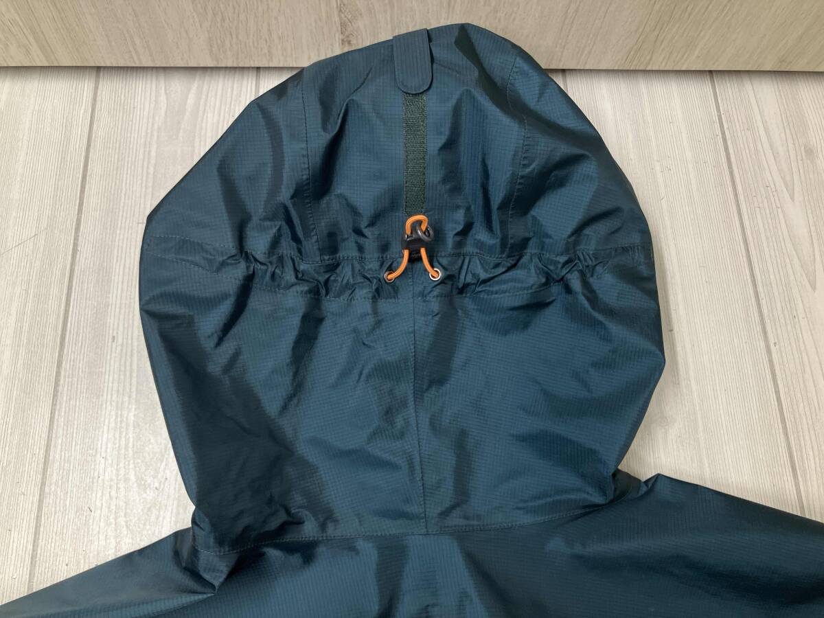 mont-bell モンベル 1128615 ストームクルーザー ジャケット サイズM ブルーグリーン_画像4