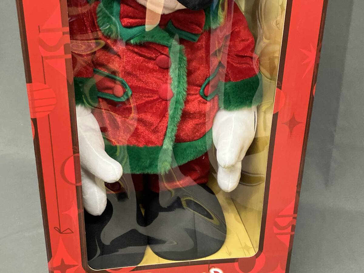 現状品 ディズニー クリスマスオーナメントくじ 2025 Last賞 BIG!スタンディングぬいぐるみ Happyくじ ミッキーマウス_画像3
