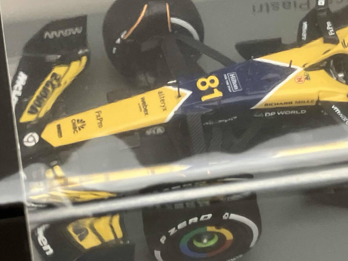 Spark model 1/43 McLaren Formula 1 Team MCL38 No.81 2nd Monaco GP 2024 Oscar Piastri Ｓｐａｒｋ　ｍｏｄｅｌ_画像3