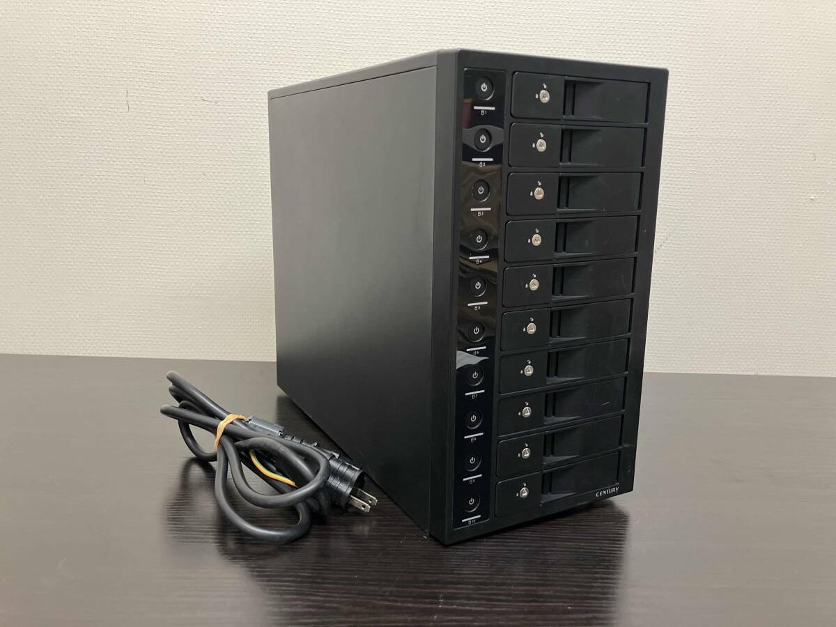 ジャンク 訳あり 裸族のスカイタワー 10BAY IS ハードディスクケース 現状渡し_画像1