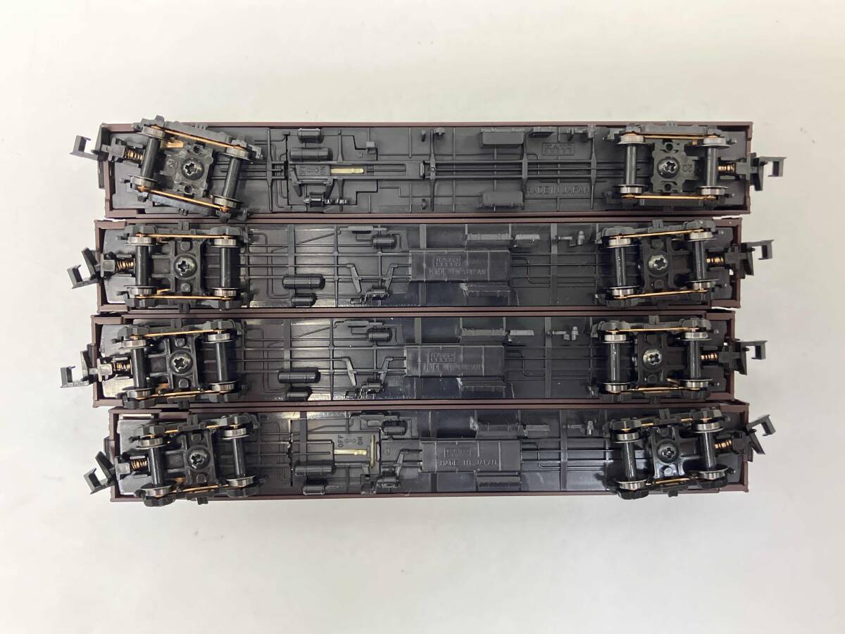 Ｎゲージ KATO 10-034 旧形客車 4両セット(茶) カトー_画像8