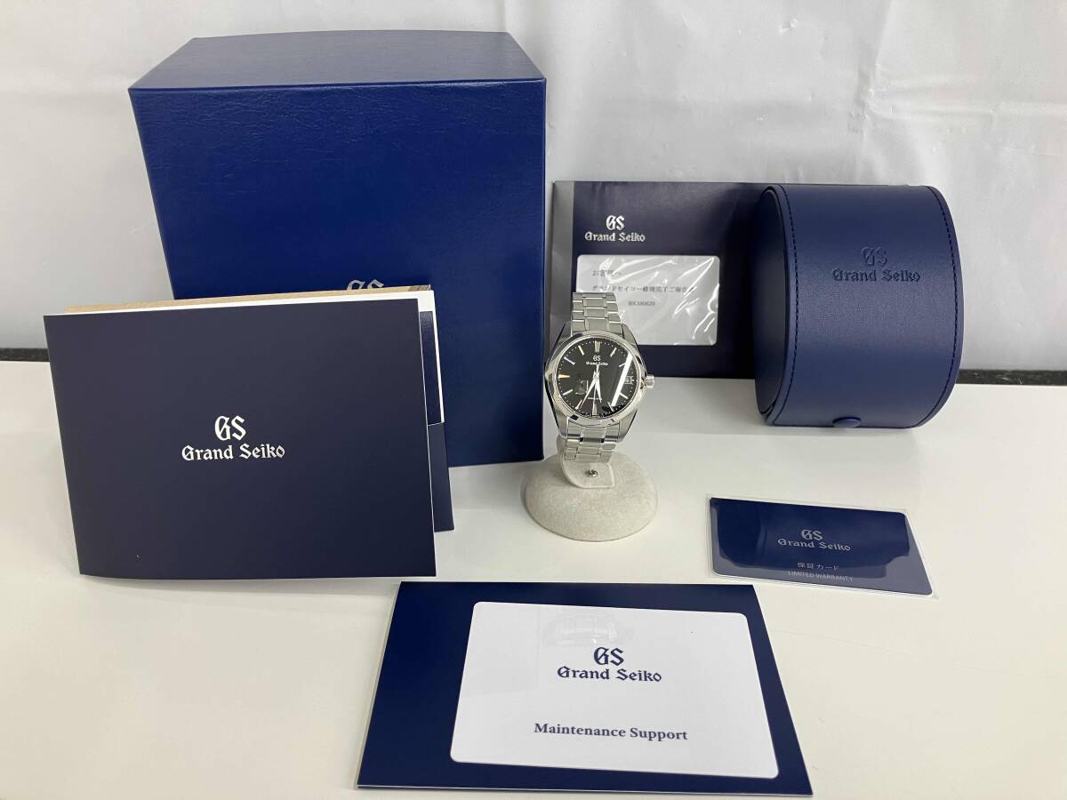 OH済 グランドセイコー ヘリテージコレクション SBGA203 スプリングドライブ GRAND SEIKO 箱説保証書付 パワーリザーブ 9R65-0AA0 裏スケ_画像8