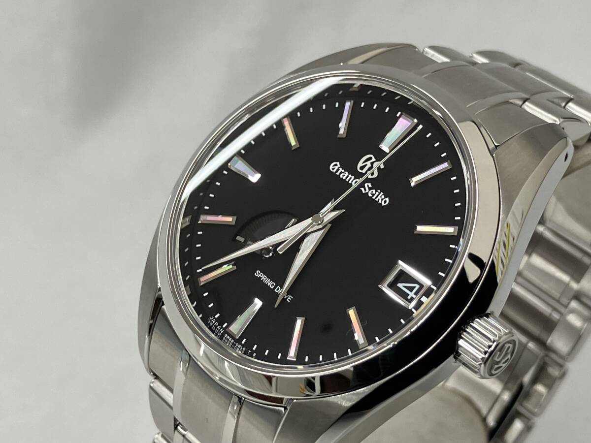 OH済 グランドセイコー ヘリテージコレクション SBGA203 スプリングドライブ GRAND SEIKO 箱説保証書付 パワーリザーブ 9R65-0AA0 裏スケ_画像2