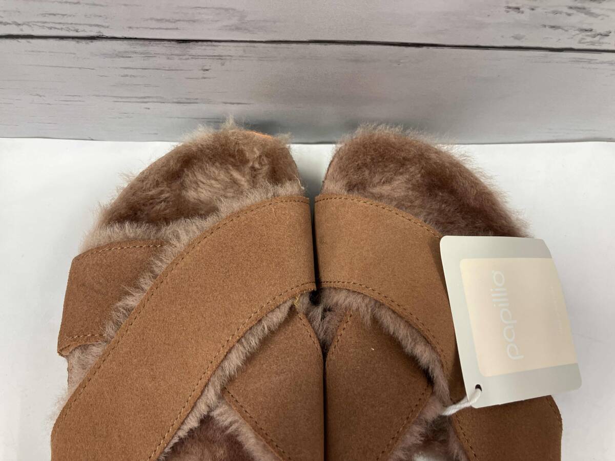 サンダル BIRKENSTOCK papillio コラ ブラウン サンダル_画像5