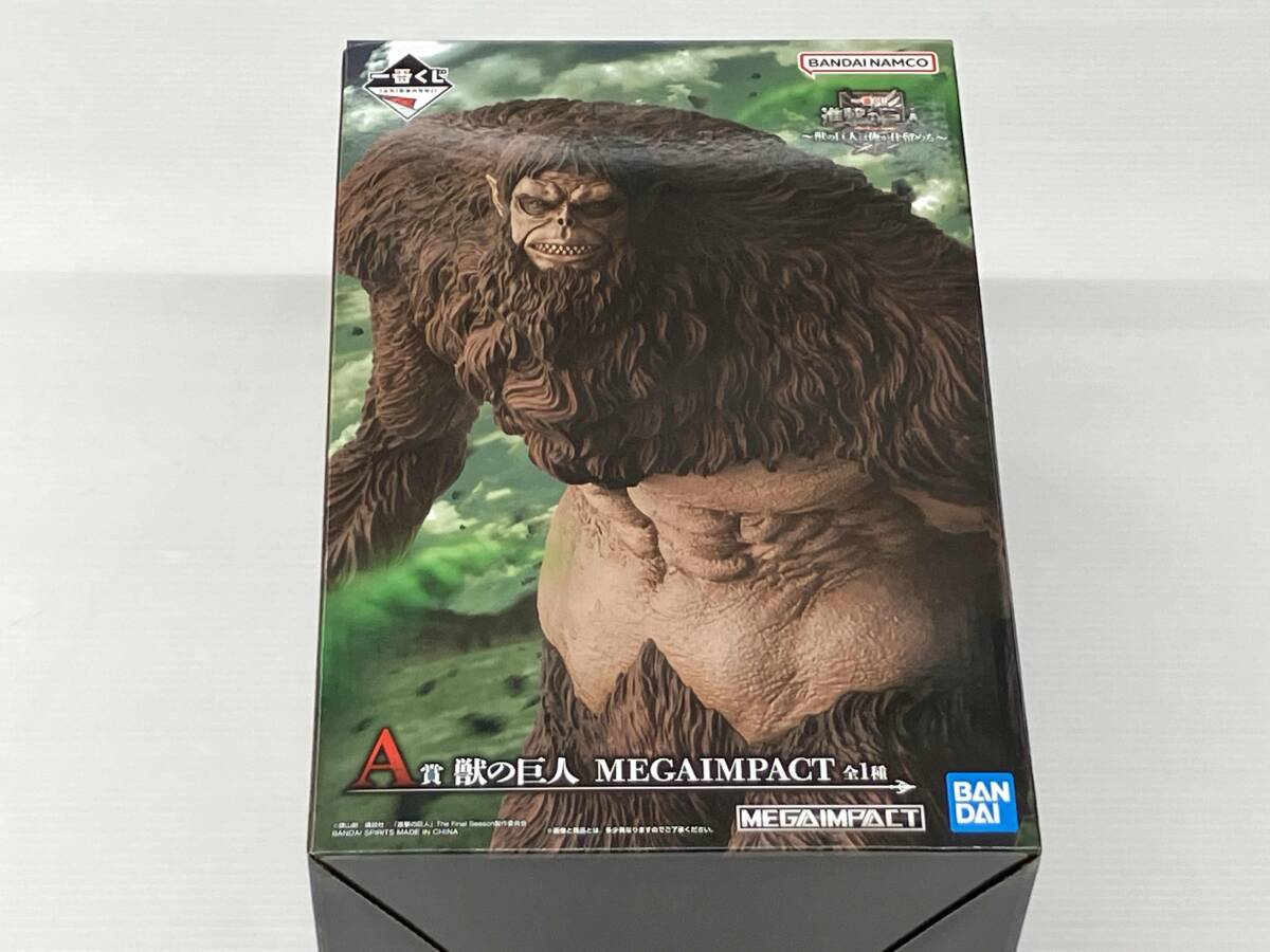 現状品 A賞 獣の巨人 MEGAIMPACT 一番くじ 進撃の巨人 ~獣の巨人は俺が仕留める~ 進撃の巨人_画像1