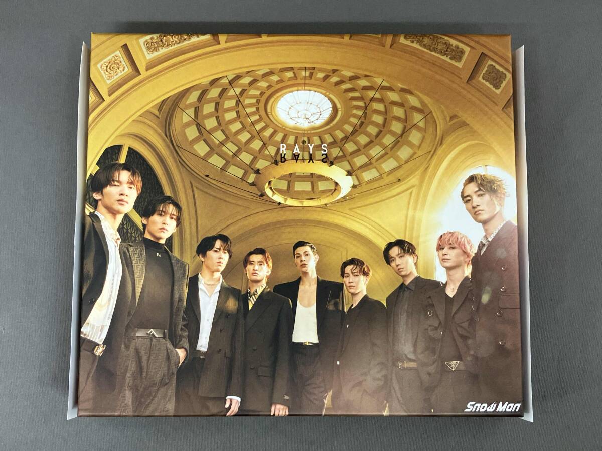 【1円スタート】Snow Man(スノーマン) CD RAYS(初回盤A)(2DVD付)_画像1