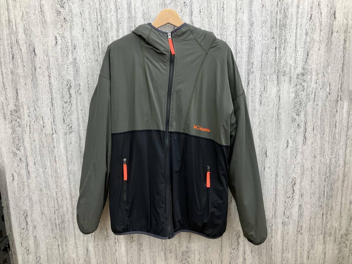 Columbia コロンビア ナイロンジャケット ボアジャケット リバーシブル グレー ブラック Lサイズ_画像1