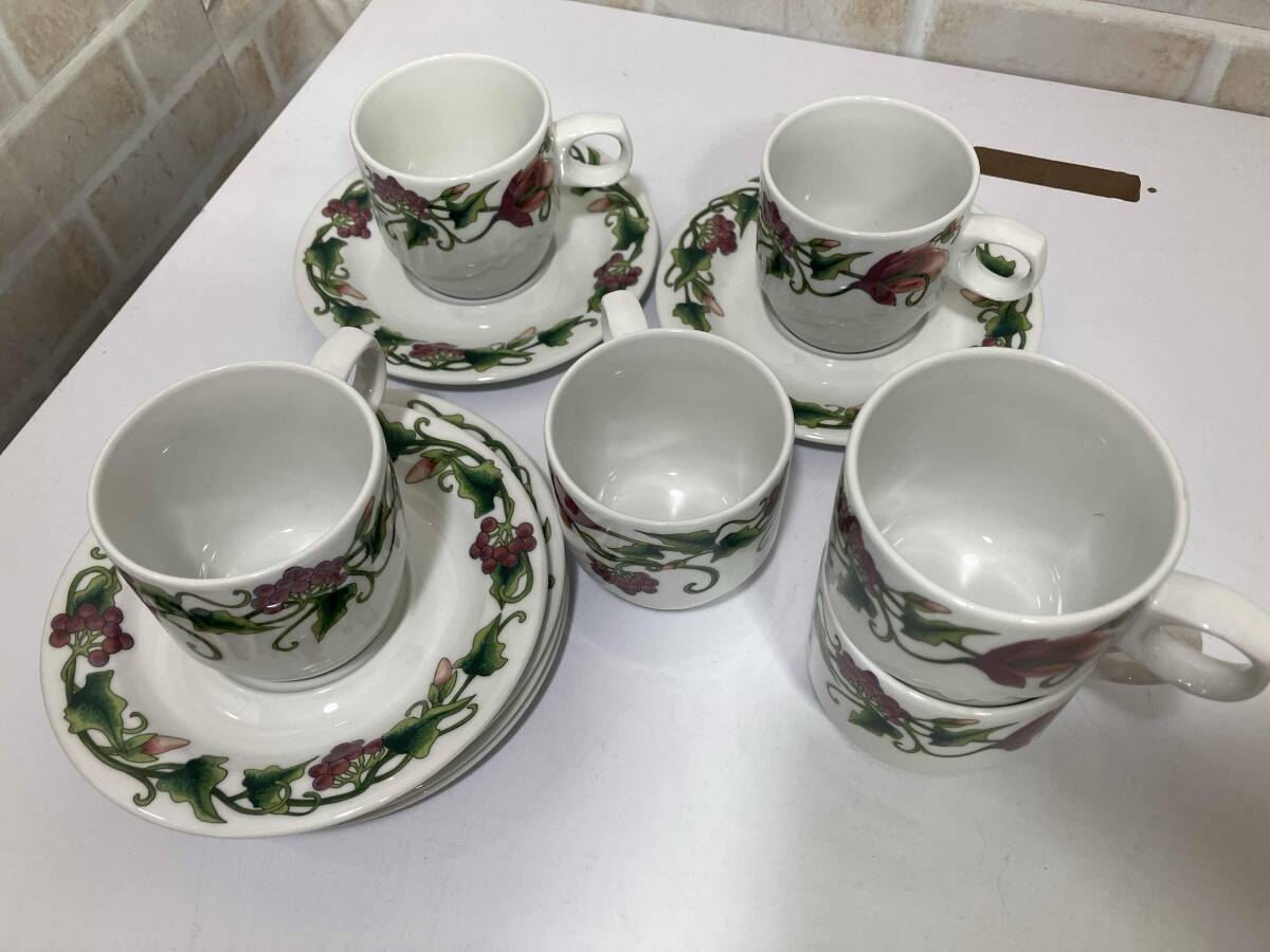 フィッギオ カップ＆ソーサー 6客 Figgjo 北欧_画像2