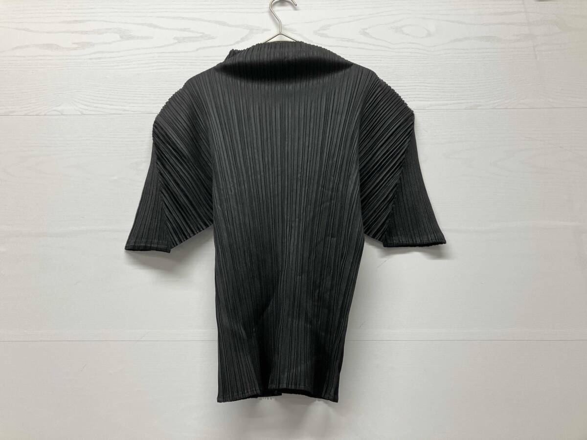 pleats please プリーツプリーズ PP12-JK408 半袖シャツ カットソー BLK ブラック 黒 サイズ:3 通年_画像2