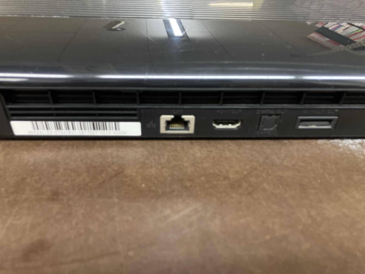 プレイステーション3本体PlayStation3:チャコール・ブラック(250GB)(CECH4000B)初期化・ディスク起動確認済み　コントローラー・説明書欠品_画像5
