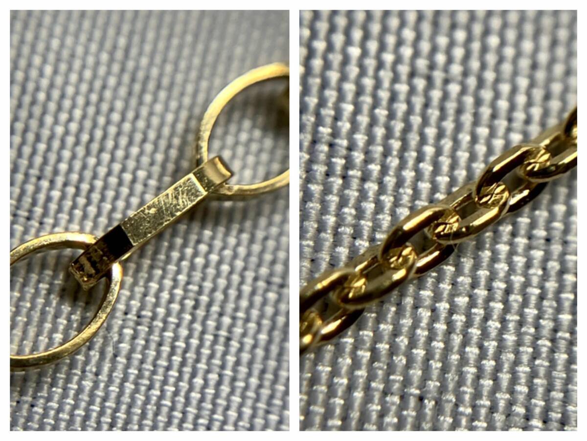 スタージュエリー STAR JEWELRY ブレスレット 17cm 2.7g 幅0.4cm 小豆チェーン カニカン_画像7