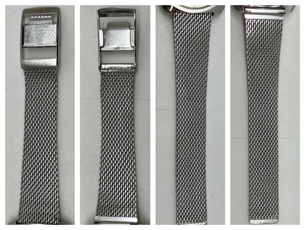 ジャンク 【1円スタート】IWC アイ・ダブリュー・シー／ヴィンテージ 金属ベルト／時計 自動巻き 不動品_画像9