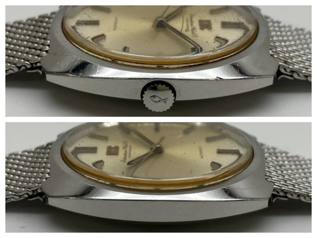ジャンク 【1円スタート】IWC アイ・ダブリュー・シー／ヴィンテージ 金属ベルト／時計 自動巻き 不動品_画像8
