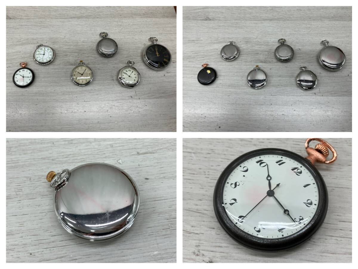 ジャンク 古の時計コレクション 懐中時計 クォーツ 36個セットまとめ売り_画像8