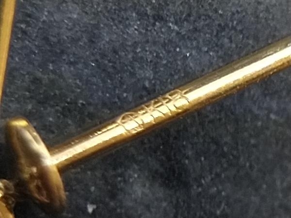 K18 カットボール デザインピアス 0.9g スタッドピアス 18K YG 18金 イエローゴールド 店舗受取可_画像5