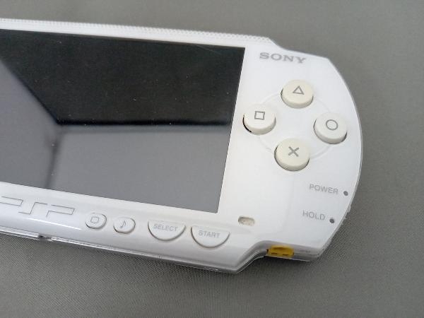 ジャンク 本体のみ PSP「プレイステーション・ポータブル」セラミック・ホワイト(PSP1000CW)_画像3
