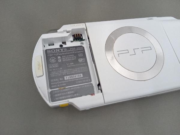 ジャンク 本体のみ PSP「プレイステーション・ポータブル」セラミック・ホワイト(PSP1000CW)_画像4