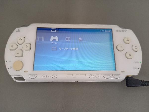ジャンク 本体のみ PSP「プレイステーション・ポータブル」セラミック・ホワイト(PSP1000CW)_画像8