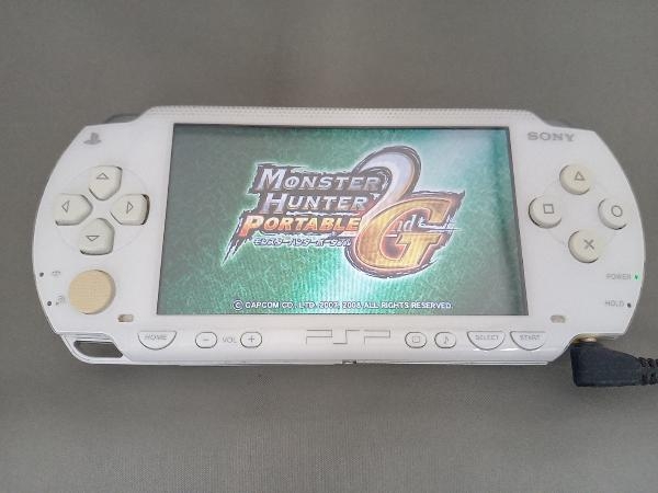 ジャンク 本体のみ PSP「プレイステーション・ポータブル」セラミック・ホワイト(PSP1000CW)_画像9