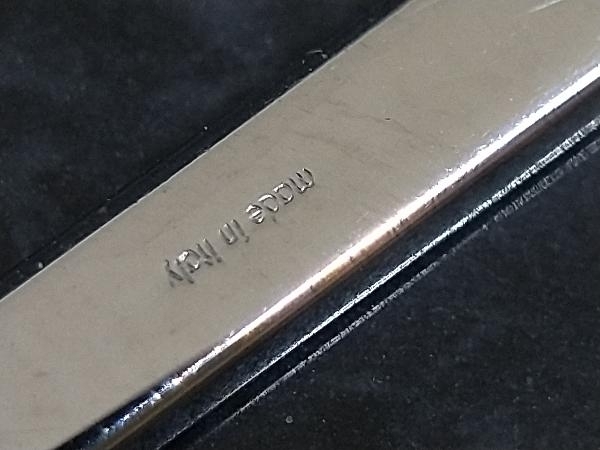 GUCCI グッチ ラリアット チェーン ピアス K18 片耳 フックピアス ロゴ 18金ホワイトゴールド ブランドアクセサリー 店舗受取可_画像5