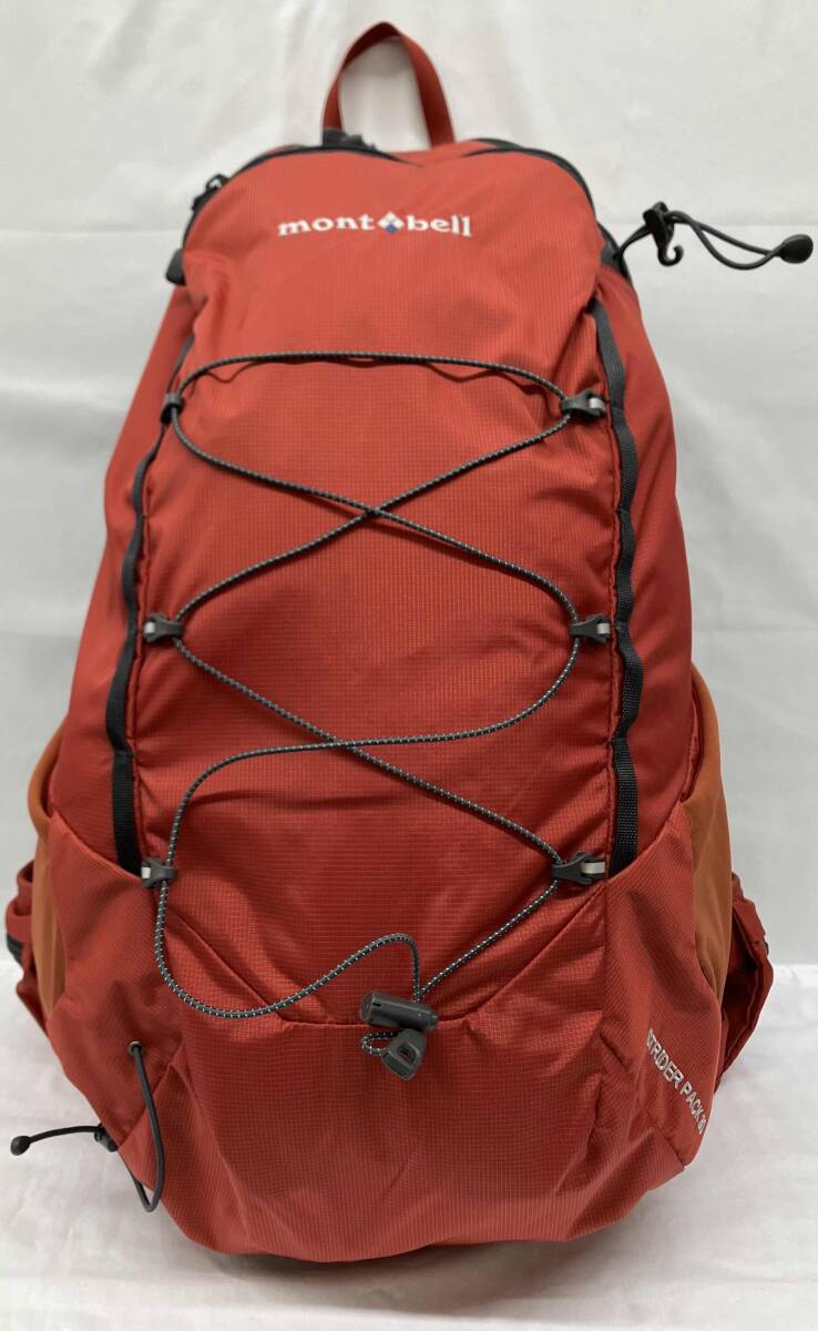 mont-bell モンベル　STRIDER PACK 30 ストライダーパック30 リュック　バッグパック　アウトドア　カーディナルレッド　30L_画像1