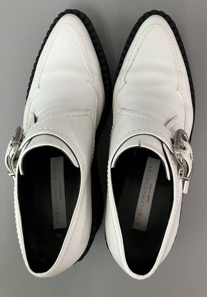 Stella McCartney ステラマッカートニー 580202 シューズ 24㎝ ホワイト イタリア製_画像4