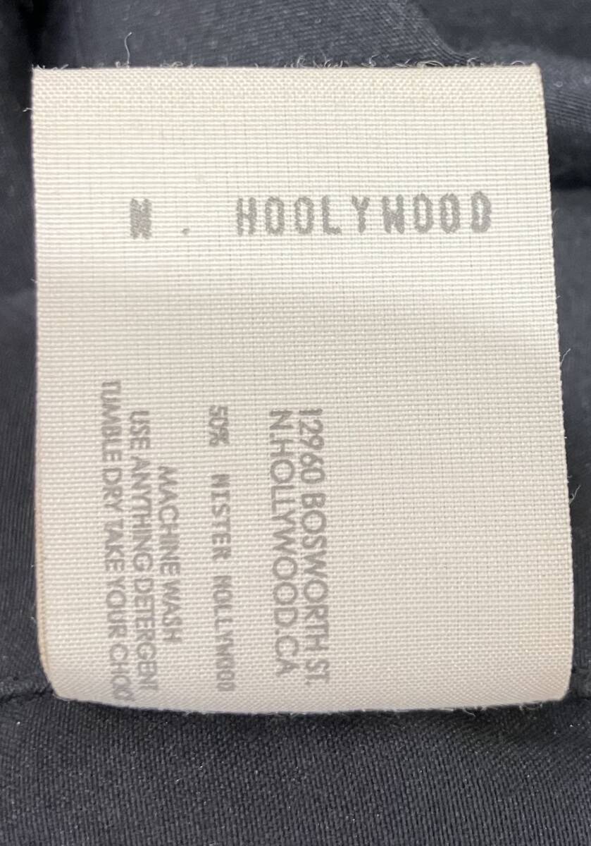 N.HOOLY WOOD エヌハリウッド 半袖シャツ オープンカラーシャツ メンズ 黒 ブラック38_画像3