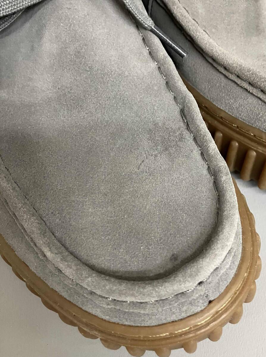 clarks クラークス スエードローファー メンズ 26.5cm グレー　ワラビー_画像7