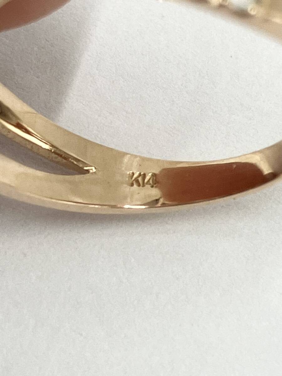 K14 11号 1.9g リング 14金_画像3
