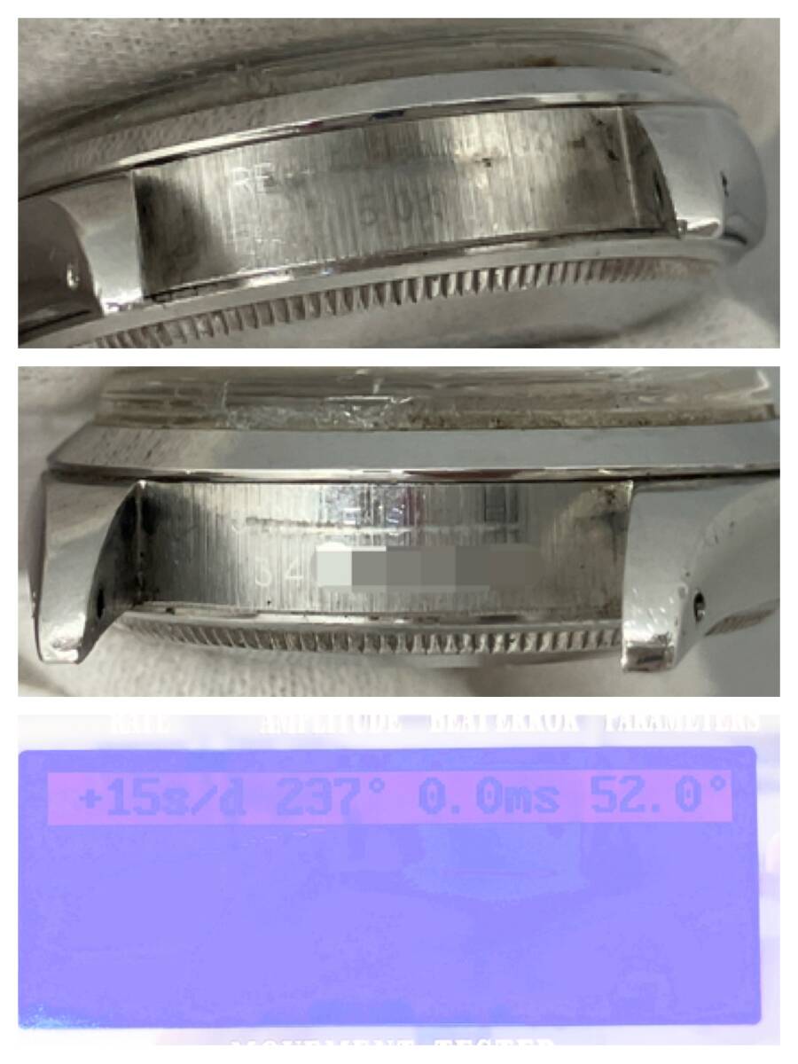 [ジャンク扱い動作品]1円〜 ROLEX オイスターパーペチュアルデイト 1500 Cal.1570 34番台 約34mm 自動巻 メンズ 腕時計 ロレックス_画像7