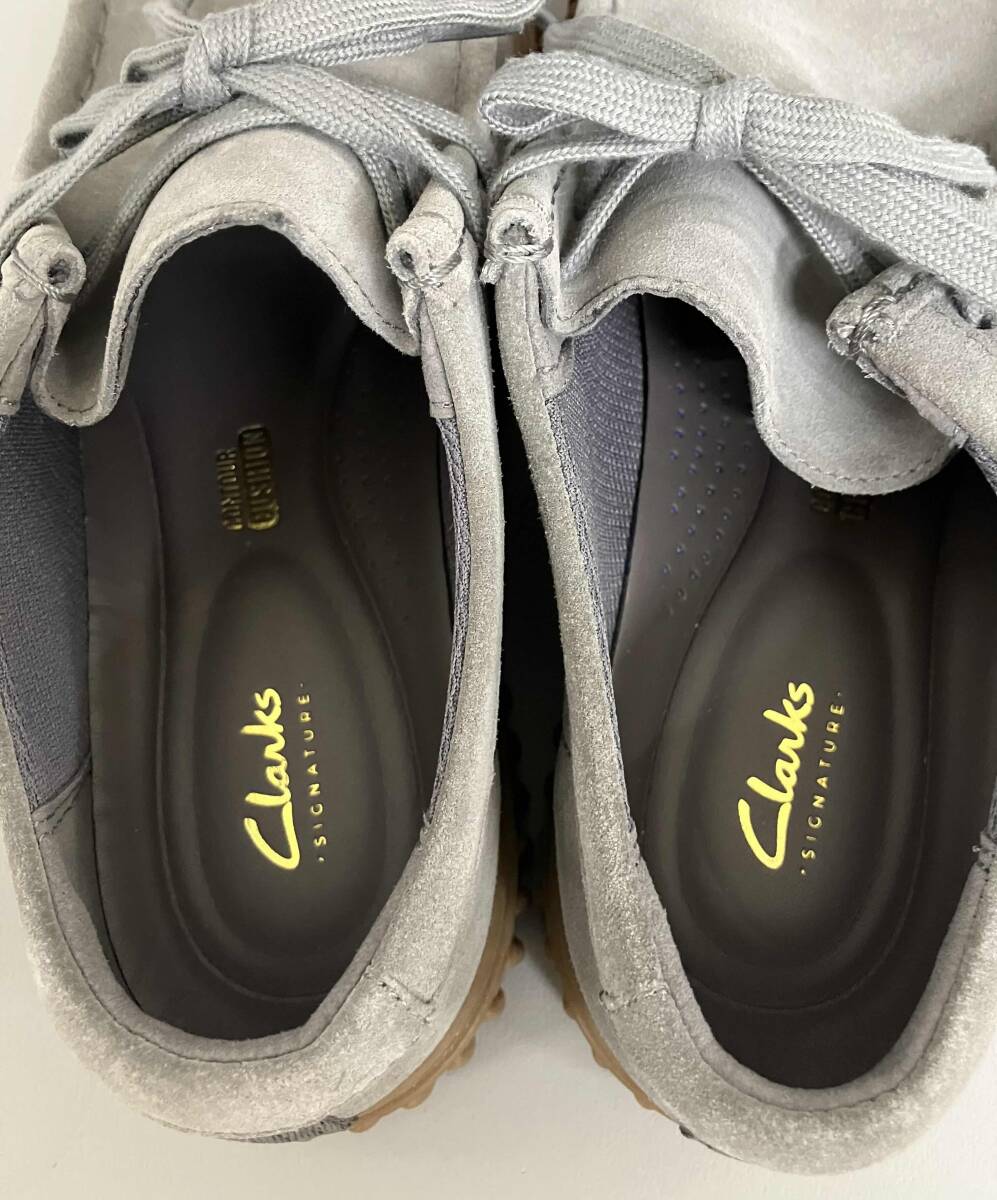 clarks クラークス スエードローファー メンズ 26.5cm グレー　ワラビー_画像5