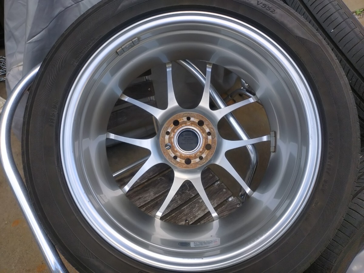 BBS RF507 17インチ 7J +48 5穴 PCD100 タイヤ付き4本セット_画像8