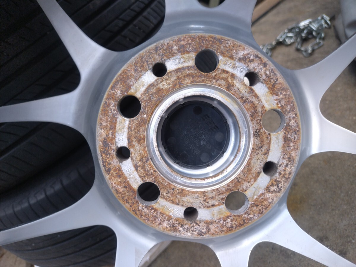 BBS RF507 17インチ 7J +48 5穴 PCD100 タイヤ付き4本セット_画像10