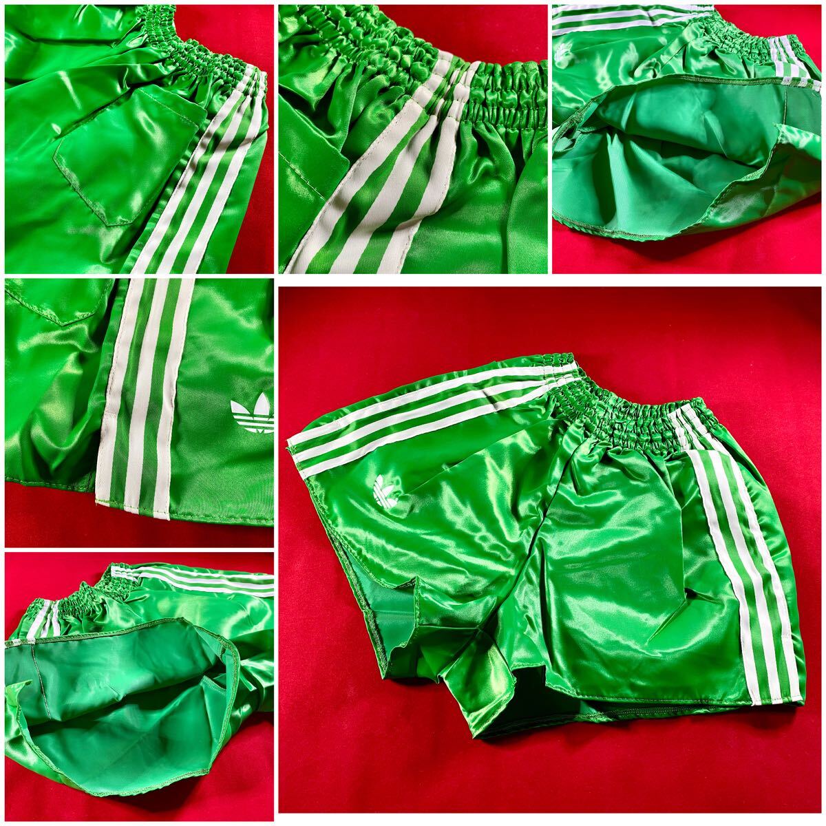 レア貴重 80’s adidas VENTEX フランス製 ポリアミド ナイロン サッカー ショートパンツ 80アディダス ヴィンテージ ラグビー 短パン 新品_画像8