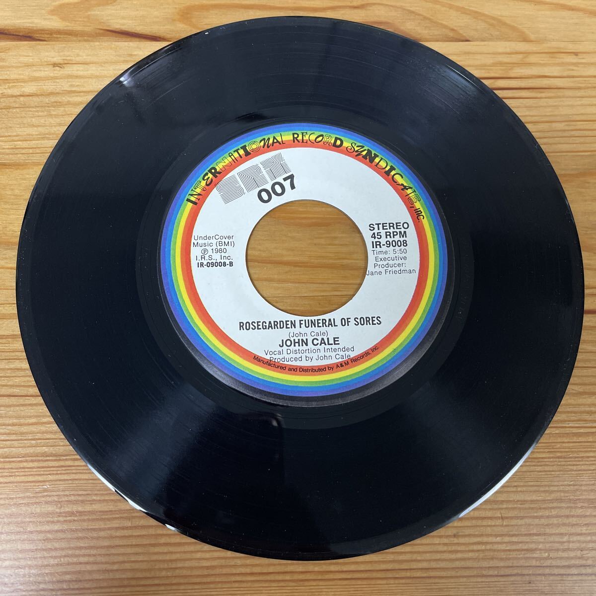 JOHN CALE Mercenaries Ready for War EP レコード IR 9008_画像6