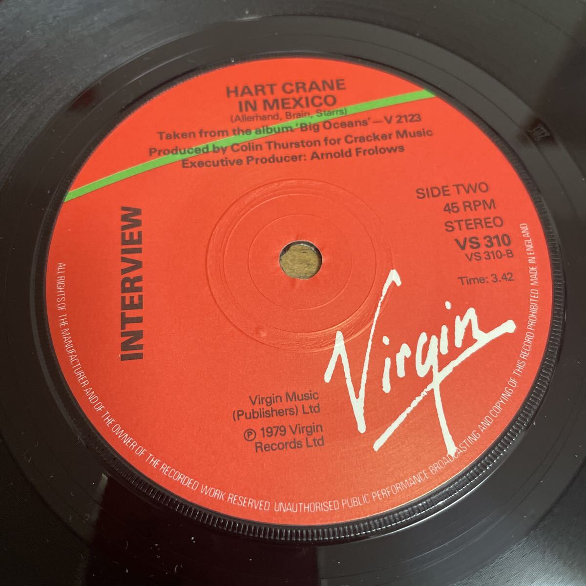 INTERVIEW TO THE PEOPLE EP レコード VS310 #1_画像7