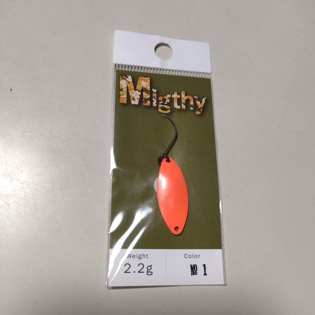 マイティ 2.2g ニュードロワー New Drawer Migthy 【新品】 キャンオレ_画像1