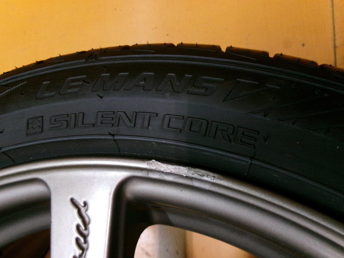 ☆スピスタ☆タイヤホイール　ファイナルスピード ブロンズ　プリウスα ミニバン　7.5J +48 114.3-5　215/45R18　R18707　中古　20_画像5