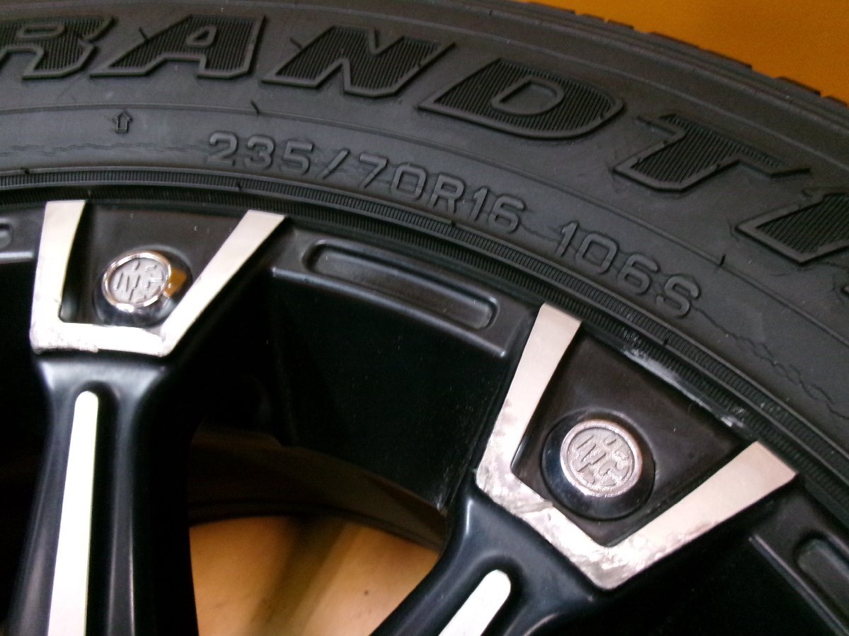 ☆スピスタ☆タイヤホイール　MG クリムソン　Jeep チェロキー　8J +35・+17 127-5・114.3-5　235/70R16　R161087　中古　19_画像6
