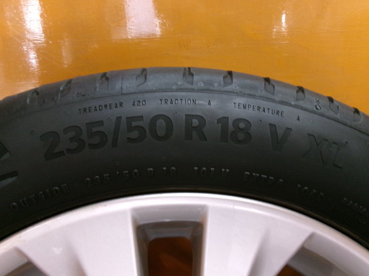 ☆スピスタ☆タイヤホイール　トヨタ純正　アルファード ヴェルファイア　4本　18インチ　7.5J +45 114.3-5　235/50R18　R18706　中古　23_画像5