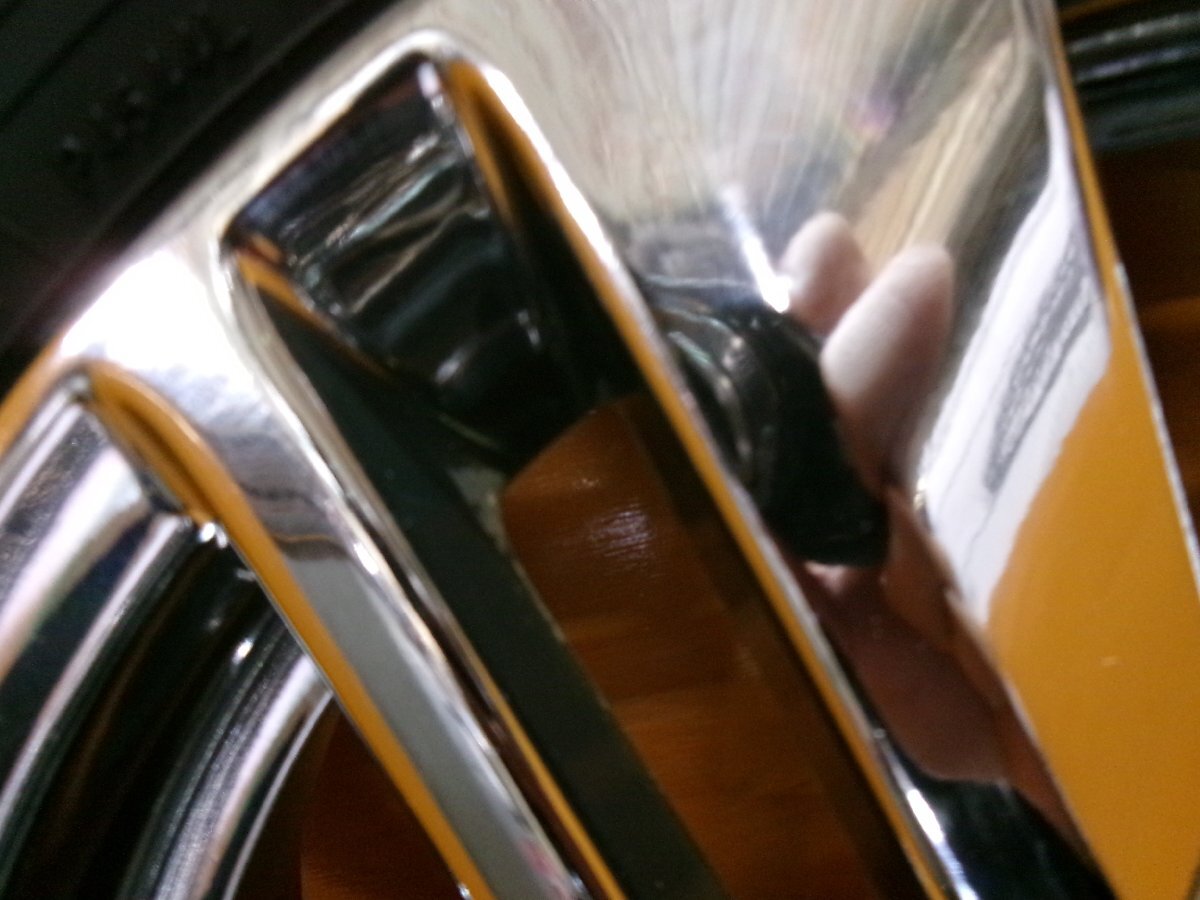 ☆スピスタ☆タイヤホイール 日産 AUTECH メッキ オーテック ノート 4本 15インチ 5.5J +40 100-4 185/65R15 R151632 中古 23_画像4