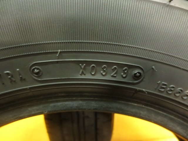 ☆スピスタ☆タイヤ　ダンロップ　ENASAVE VAN01　145/80R12 80/78LT　2本　12T360　中古　23.22_画像2