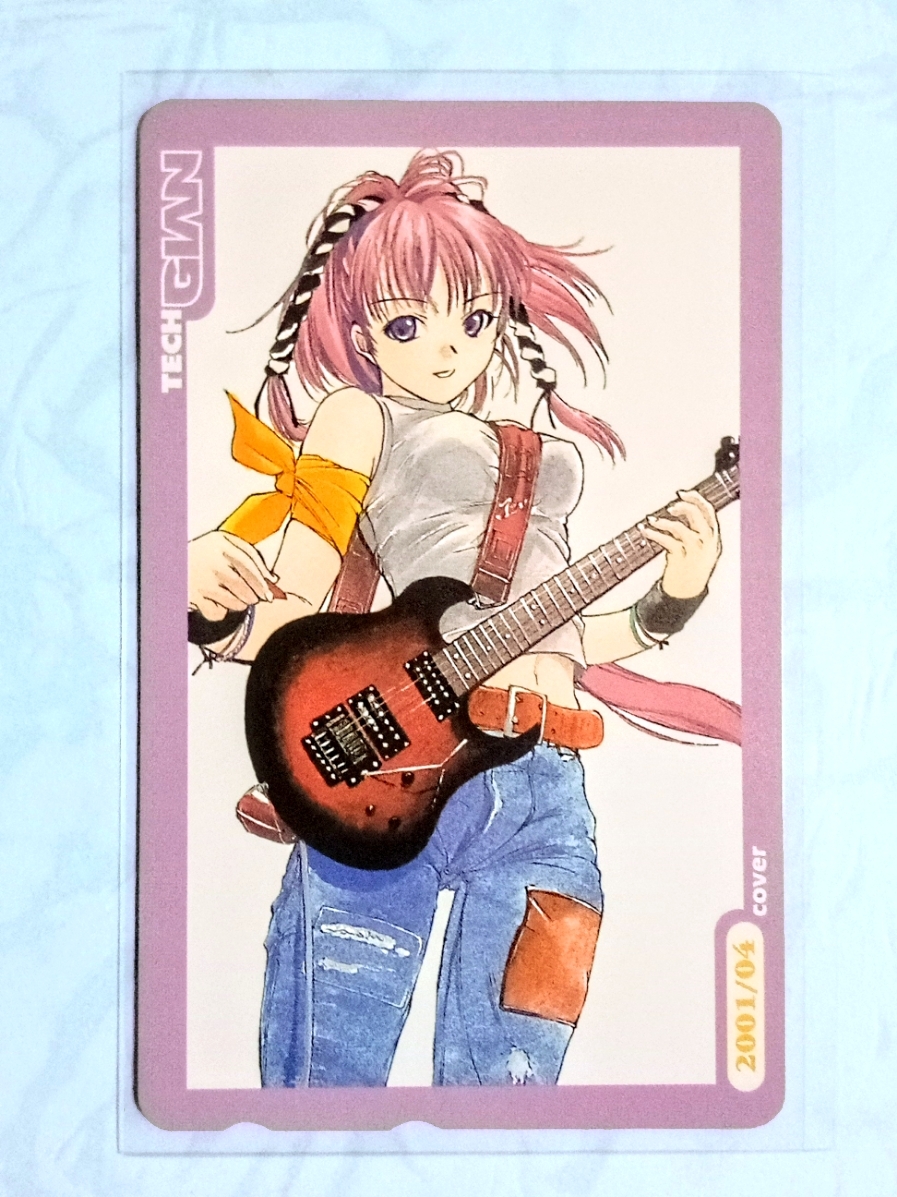 テックジャイアン　TECH GIAN 2001/04 cover　5周年記念　全プレ　にしき義統　テレカ_画像1