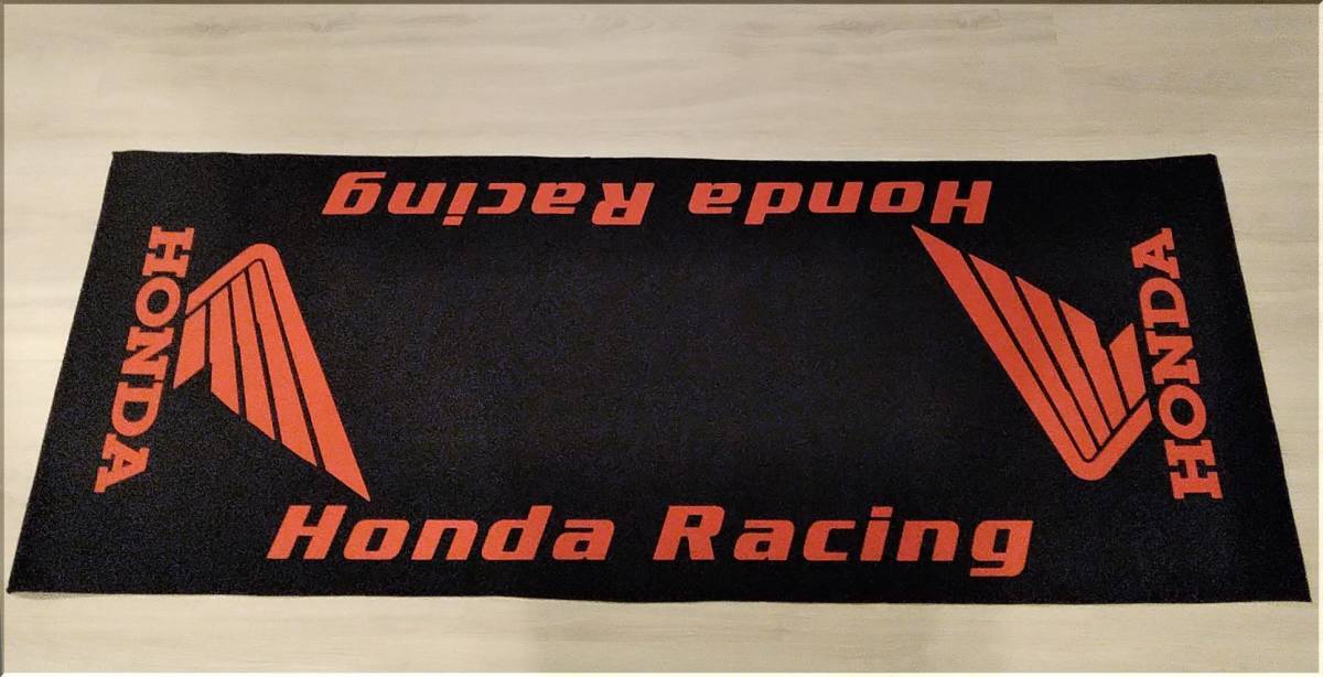 新品★ホンダレーシング(HONDA)1★メンテナンスマット/200×80cm/滑り止め付★フロアマット・バイクマット★_画像1