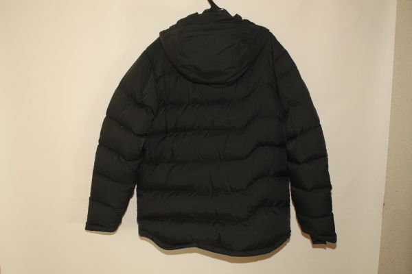 4220*M-L：コロンビア、黒、フード付きダウンジャケット、裏オムニヒート生地、良品_画像5
