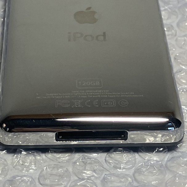 【動作確認済】　Apple iPod Classic 120GB 第6.5世代 120GB A1238 MB565J バッテリー良好_画像9
